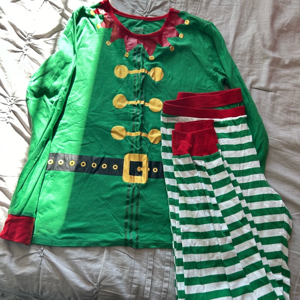 Elf Christmas pajamas